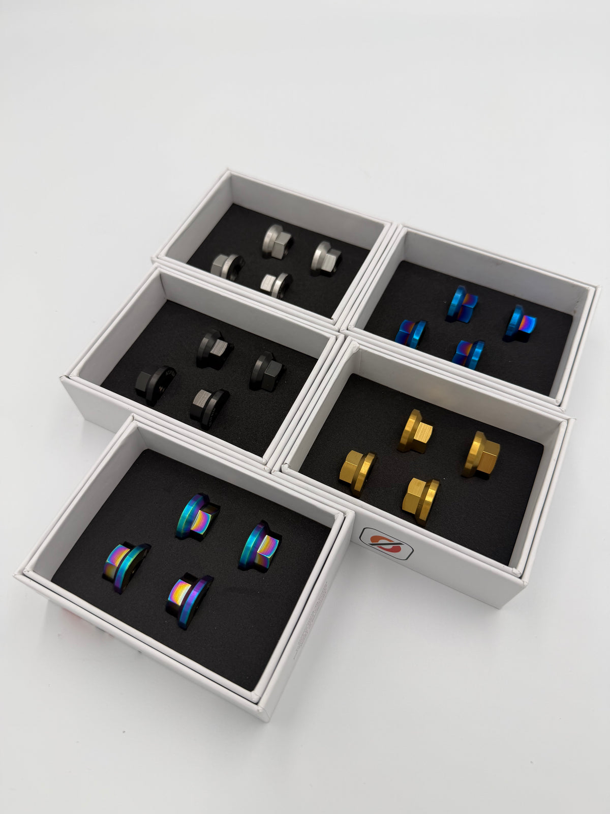 AptorX Titanium Strut Tower Nuts – M10×1.25（21mm flange– Honda / Acura)
